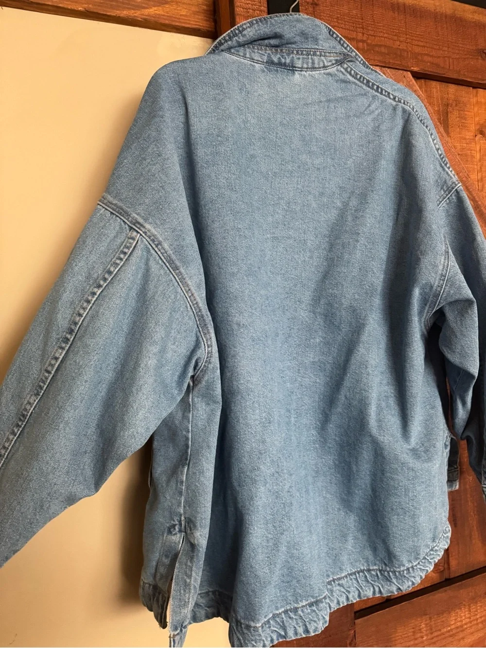 NWOT Free People We The Free Madison City Denim Jacket - Picture 6 of 7